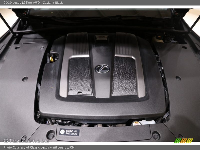 Caviar / Black 2019 Lexus LS 500 AWD