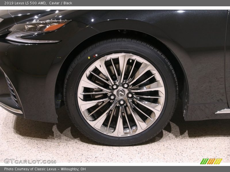 Caviar / Black 2019 Lexus LS 500 AWD