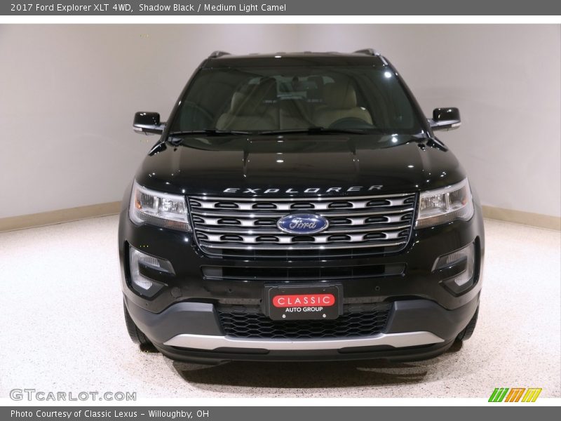 Shadow Black / Medium Light Camel 2017 Ford Explorer XLT 4WD