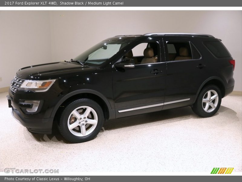 Shadow Black / Medium Light Camel 2017 Ford Explorer XLT 4WD