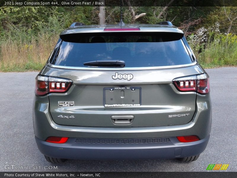 Olive Green Pearl / Black 2021 Jeep Compass Sport 4x4