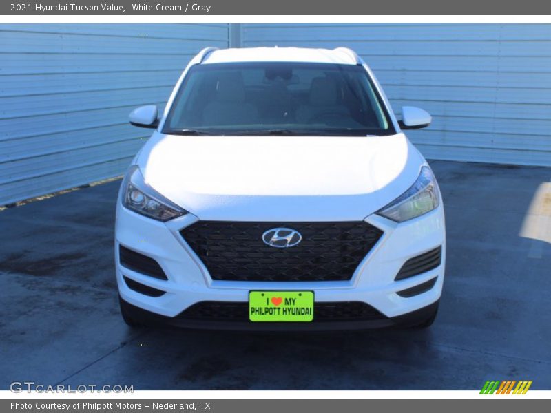 White Cream / Gray 2021 Hyundai Tucson Value