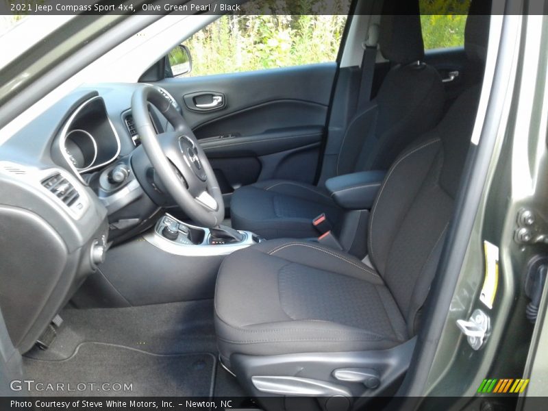 Olive Green Pearl / Black 2021 Jeep Compass Sport 4x4