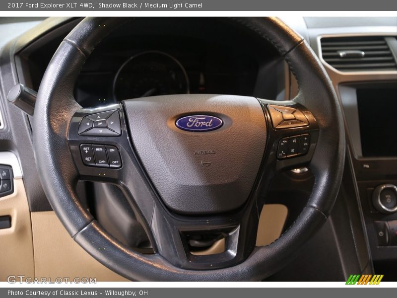 Shadow Black / Medium Light Camel 2017 Ford Explorer XLT 4WD