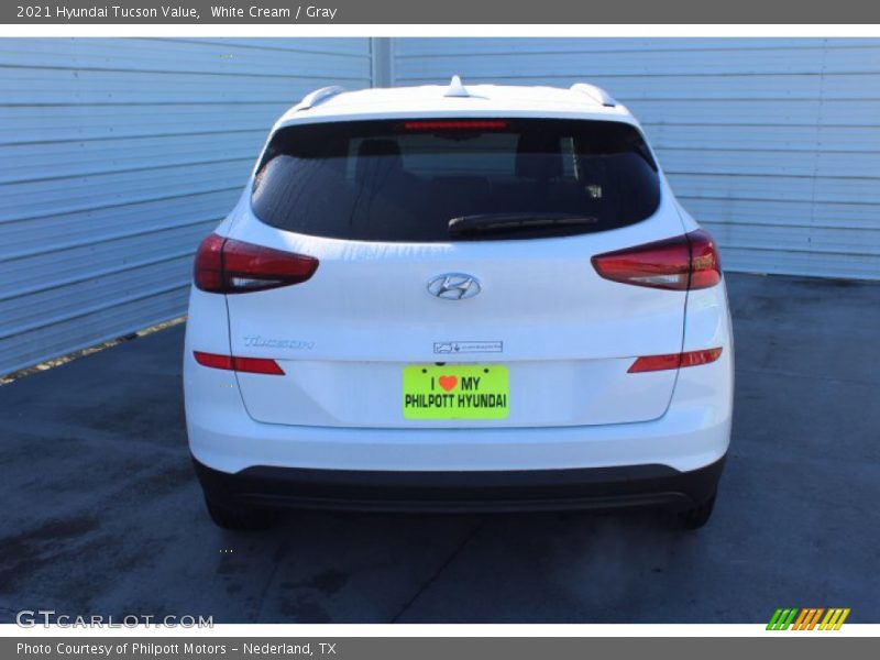 White Cream / Gray 2021 Hyundai Tucson Value