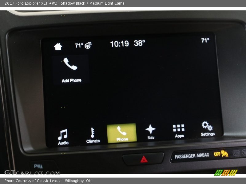 Shadow Black / Medium Light Camel 2017 Ford Explorer XLT 4WD