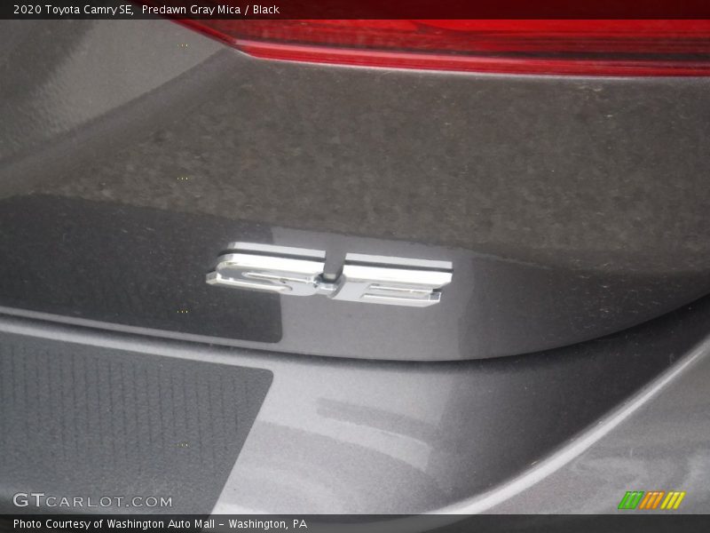 Predawn Gray Mica / Black 2020 Toyota Camry SE