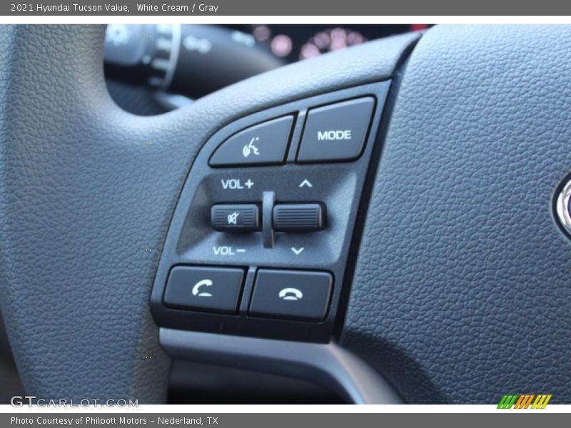 White Cream / Gray 2021 Hyundai Tucson Value