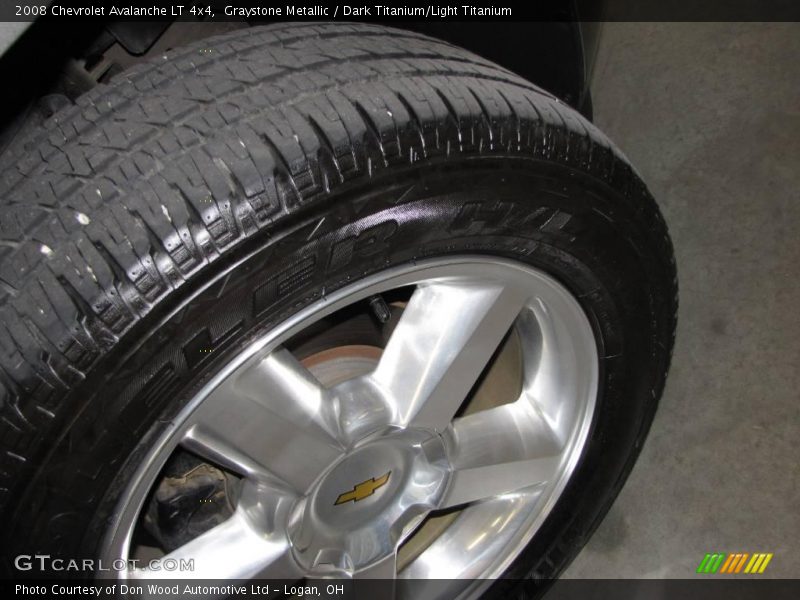 Graystone Metallic / Dark Titanium/Light Titanium 2008 Chevrolet Avalanche LT 4x4
