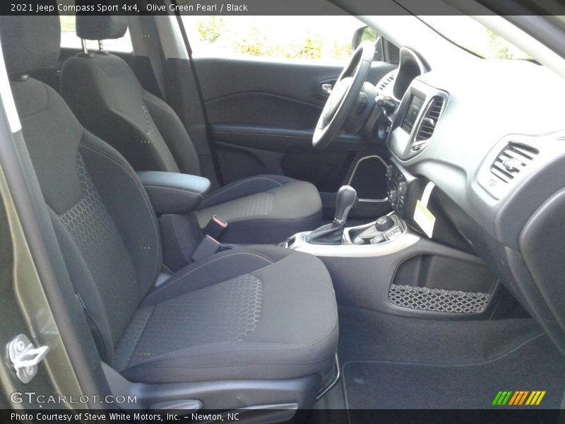 Olive Green Pearl / Black 2021 Jeep Compass Sport 4x4