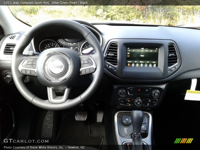 Olive Green Pearl / Black 2021 Jeep Compass Sport 4x4