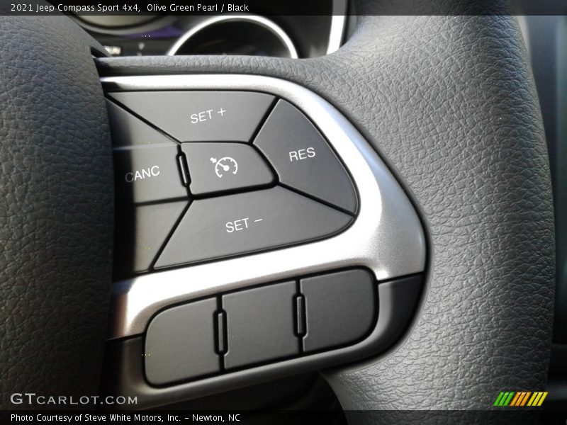 Olive Green Pearl / Black 2021 Jeep Compass Sport 4x4