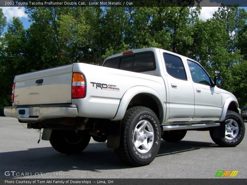 Lunar Mist Metallic / Oak 2002 Toyota Tacoma PreRunner Double Cab