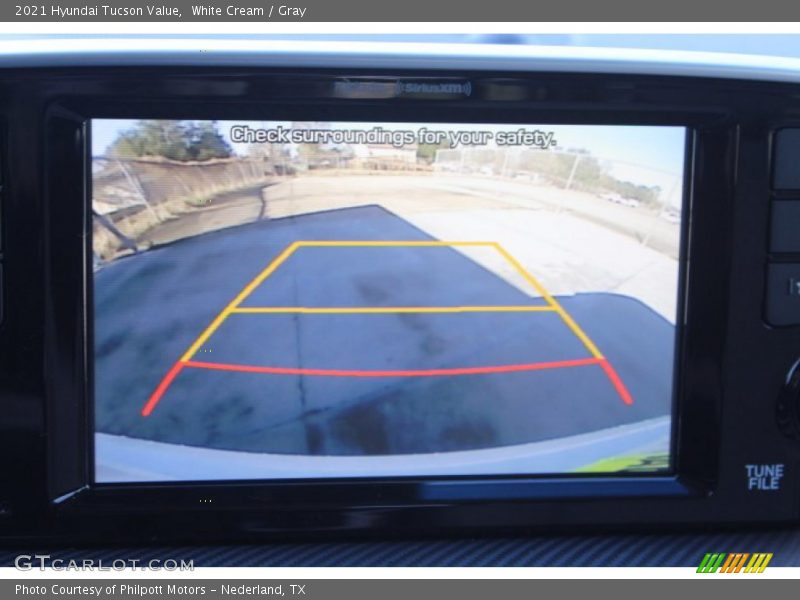 White Cream / Gray 2021 Hyundai Tucson Value