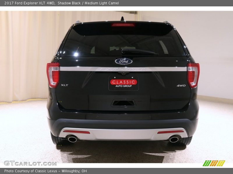 Shadow Black / Medium Light Camel 2017 Ford Explorer XLT 4WD