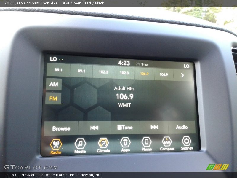 Olive Green Pearl / Black 2021 Jeep Compass Sport 4x4