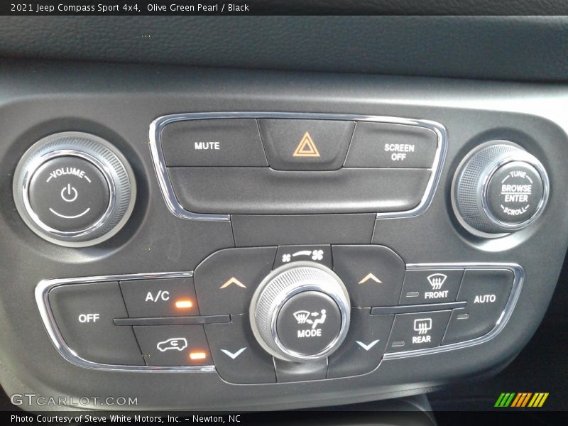 Olive Green Pearl / Black 2021 Jeep Compass Sport 4x4