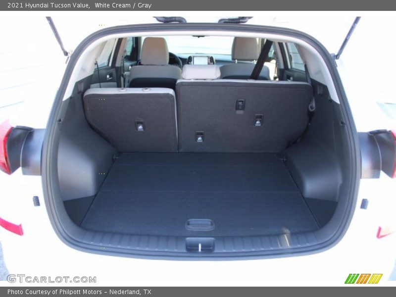 White Cream / Gray 2021 Hyundai Tucson Value