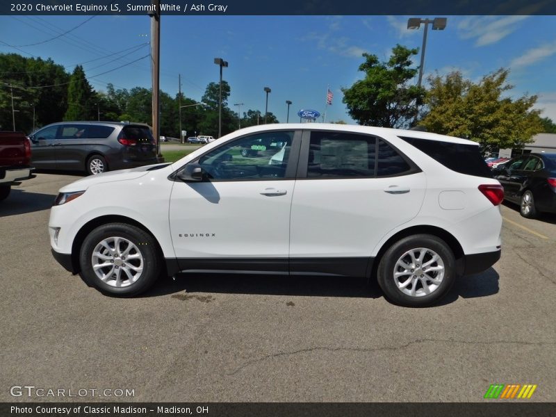 Summit White / Ash Gray 2020 Chevrolet Equinox LS