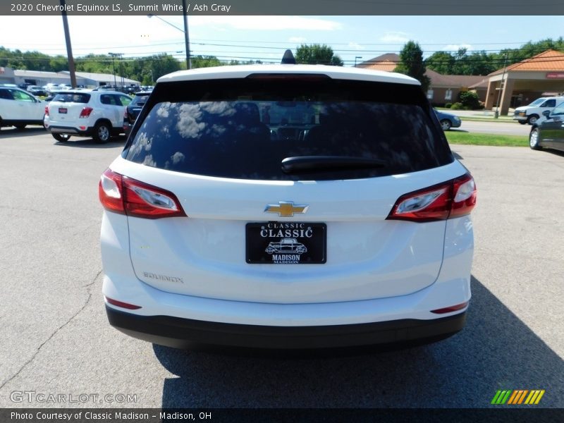 Summit White / Ash Gray 2020 Chevrolet Equinox LS