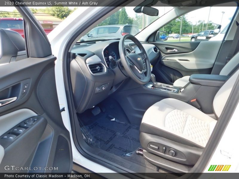 Summit White / Ash Gray 2020 Chevrolet Equinox LS