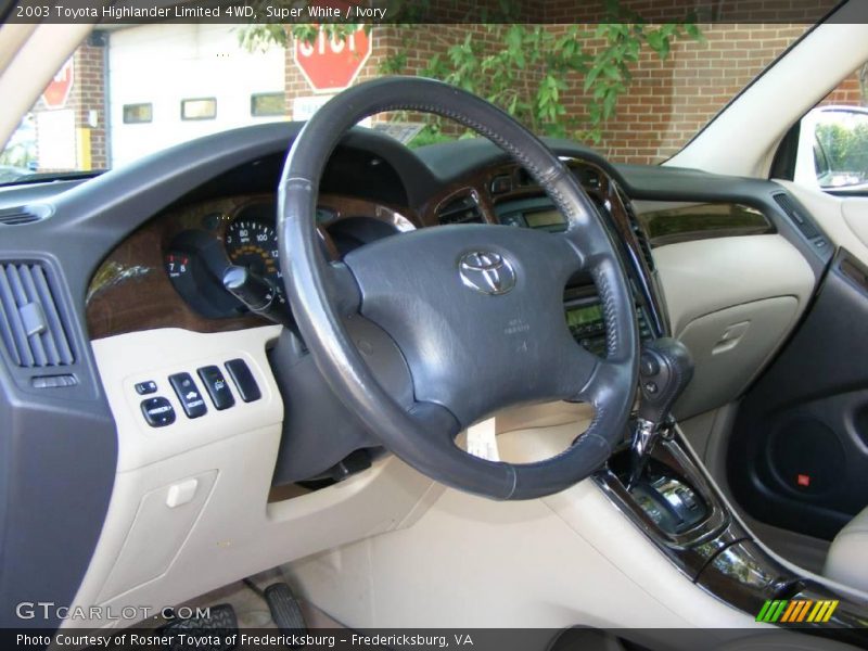 Super White / Ivory 2003 Toyota Highlander Limited 4WD
