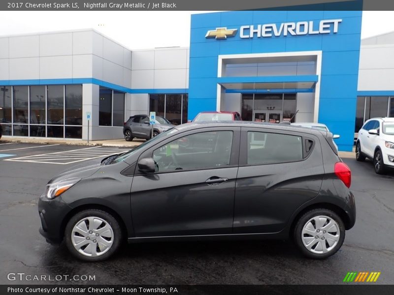 Nightfall Gray Metallic / Jet Black 2017 Chevrolet Spark LS