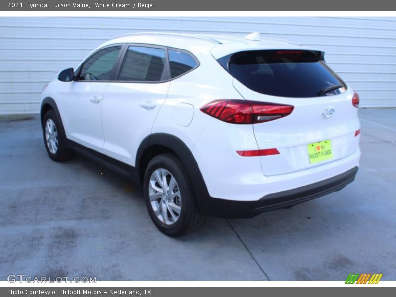 White Cream / Beige 2021 Hyundai Tucson Value