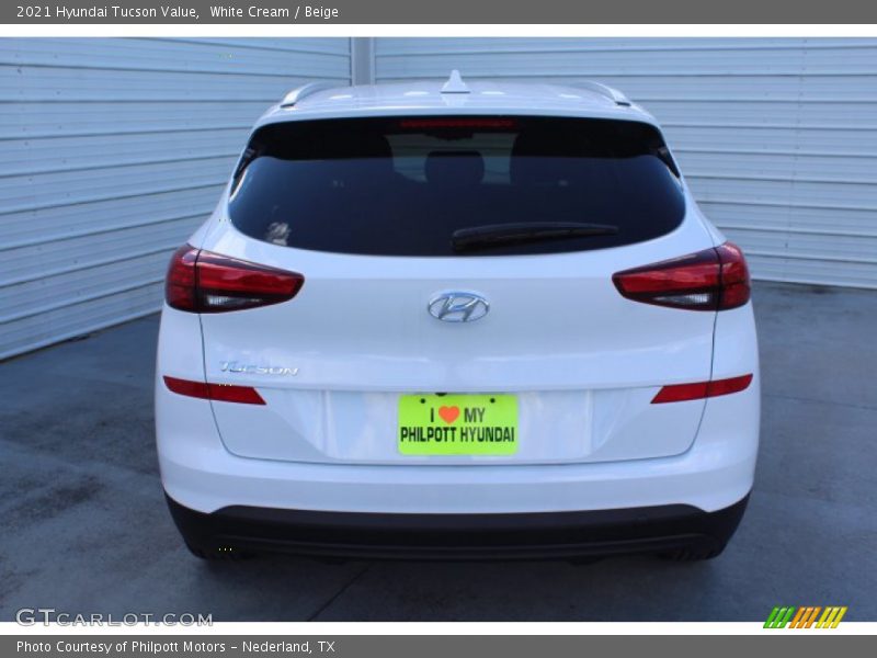 White Cream / Beige 2021 Hyundai Tucson Value