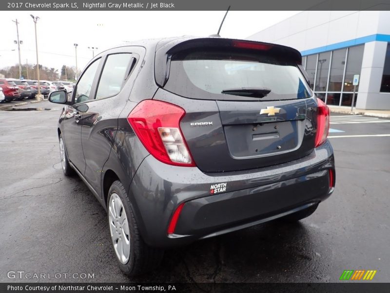 Nightfall Gray Metallic / Jet Black 2017 Chevrolet Spark LS