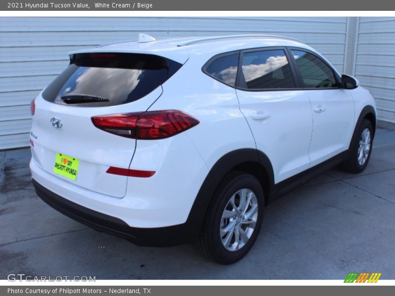 White Cream / Beige 2021 Hyundai Tucson Value