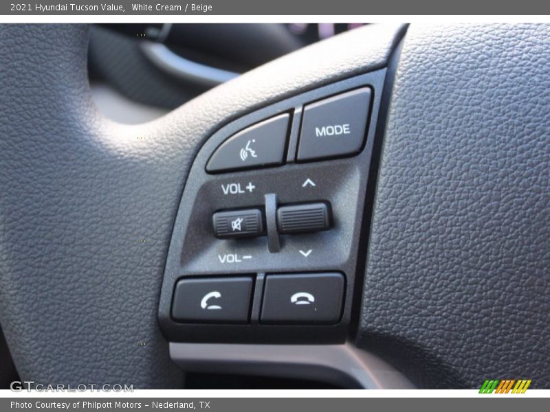 White Cream / Beige 2021 Hyundai Tucson Value