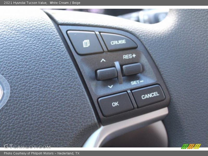 White Cream / Beige 2021 Hyundai Tucson Value