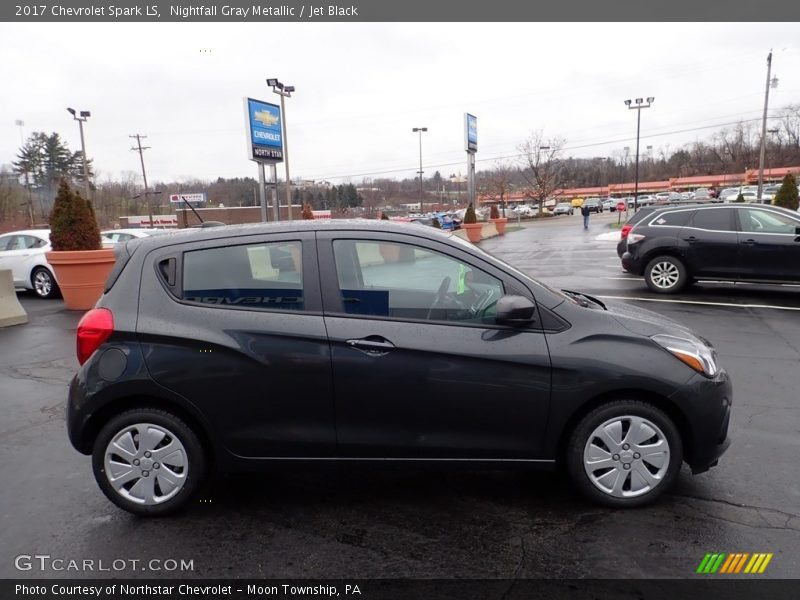 Nightfall Gray Metallic / Jet Black 2017 Chevrolet Spark LS