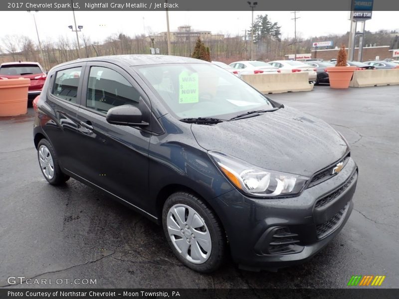 Nightfall Gray Metallic / Jet Black 2017 Chevrolet Spark LS