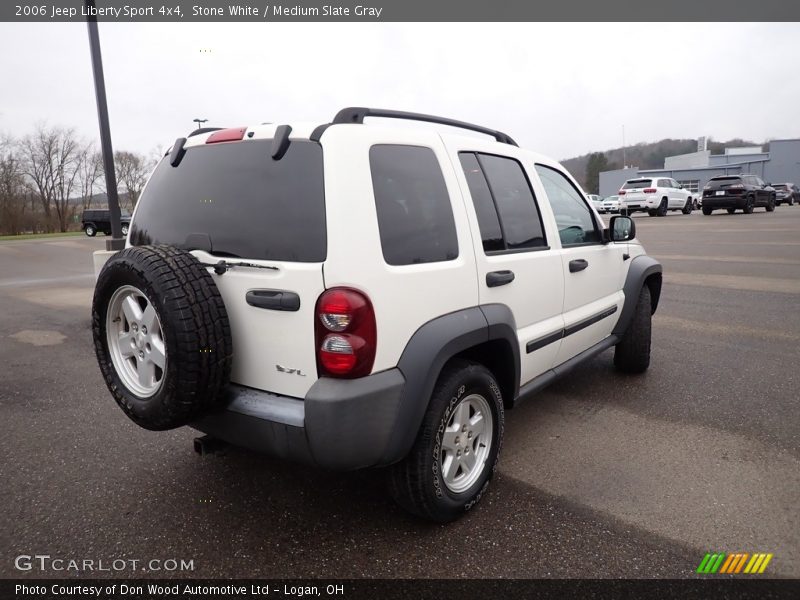 Stone White / Medium Slate Gray 2006 Jeep Liberty Sport 4x4