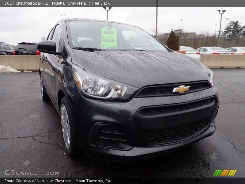 Nightfall Gray Metallic / Jet Black 2017 Chevrolet Spark LS