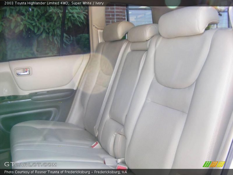 Super White / Ivory 2003 Toyota Highlander Limited 4WD