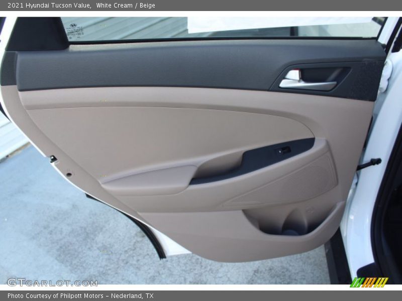 White Cream / Beige 2021 Hyundai Tucson Value