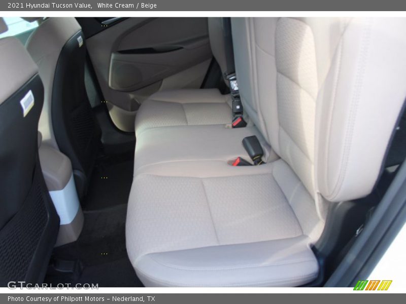 White Cream / Beige 2021 Hyundai Tucson Value