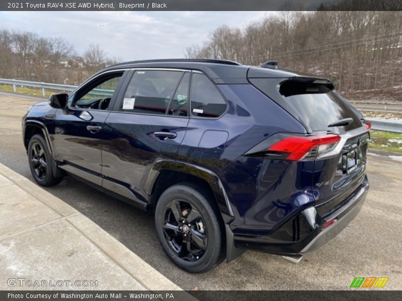 Blueprint / Black 2021 Toyota RAV4 XSE AWD Hybrid