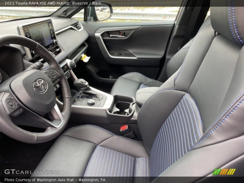 Blueprint / Black 2021 Toyota RAV4 XSE AWD Hybrid