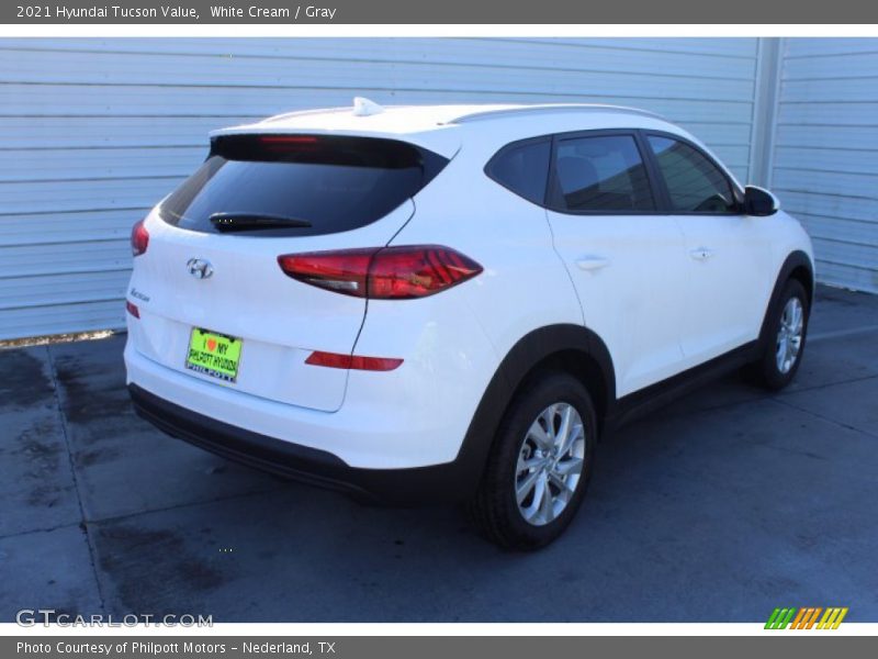 White Cream / Gray 2021 Hyundai Tucson Value