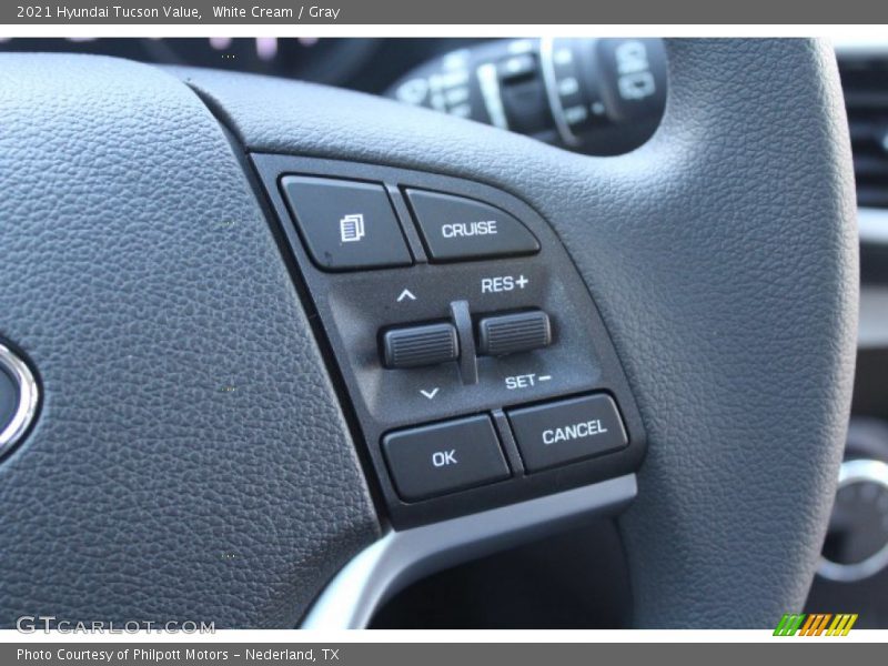 White Cream / Gray 2021 Hyundai Tucson Value