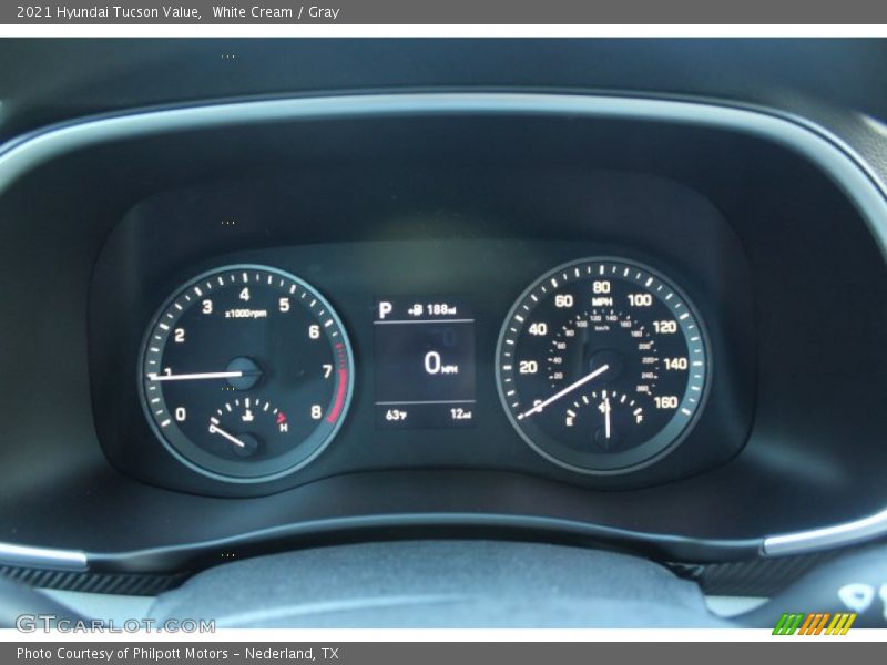 White Cream / Gray 2021 Hyundai Tucson Value