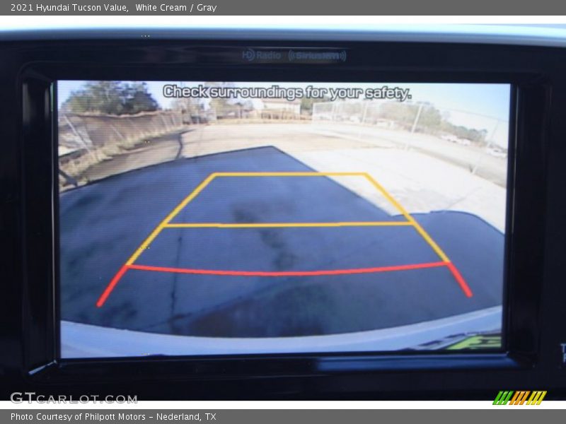 White Cream / Gray 2021 Hyundai Tucson Value