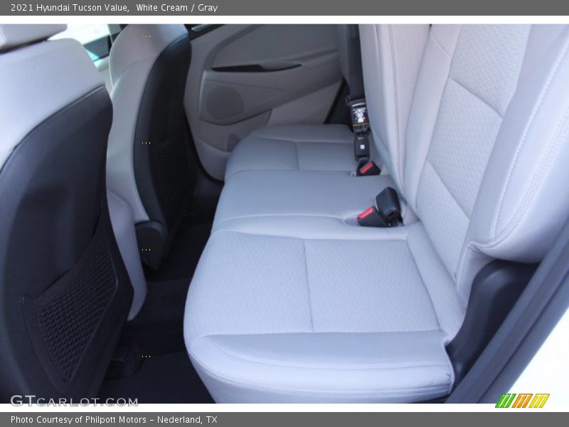 White Cream / Gray 2021 Hyundai Tucson Value