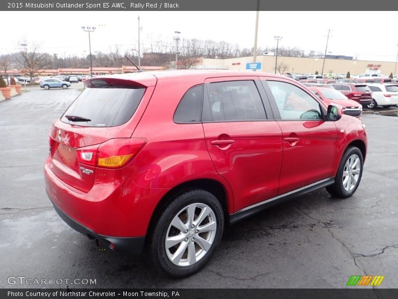 Rally Red / Black 2015 Mitsubishi Outlander Sport ES AWC