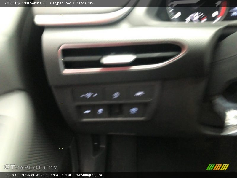 Calypso Red / Dark Gray 2021 Hyundai Sonata SE