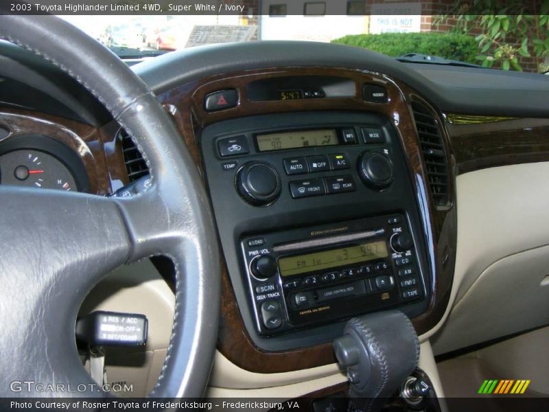 Super White / Ivory 2003 Toyota Highlander Limited 4WD